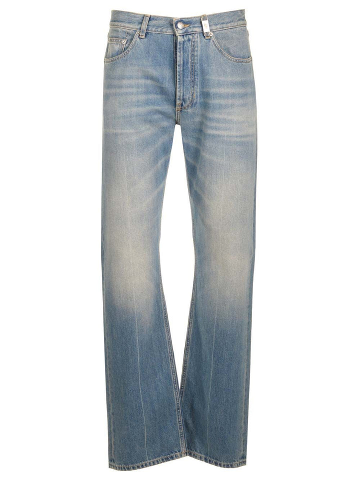 Mcqueen Straight Leg Jeans - Blue | 388e8293337c34a9493f1fd2154b3a14befeb7e4