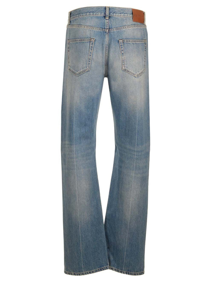 Mcqueen Straight Leg Jeans - Blue | 2c9a00a2ee7f4233a538a5efb71441580965f1f7
