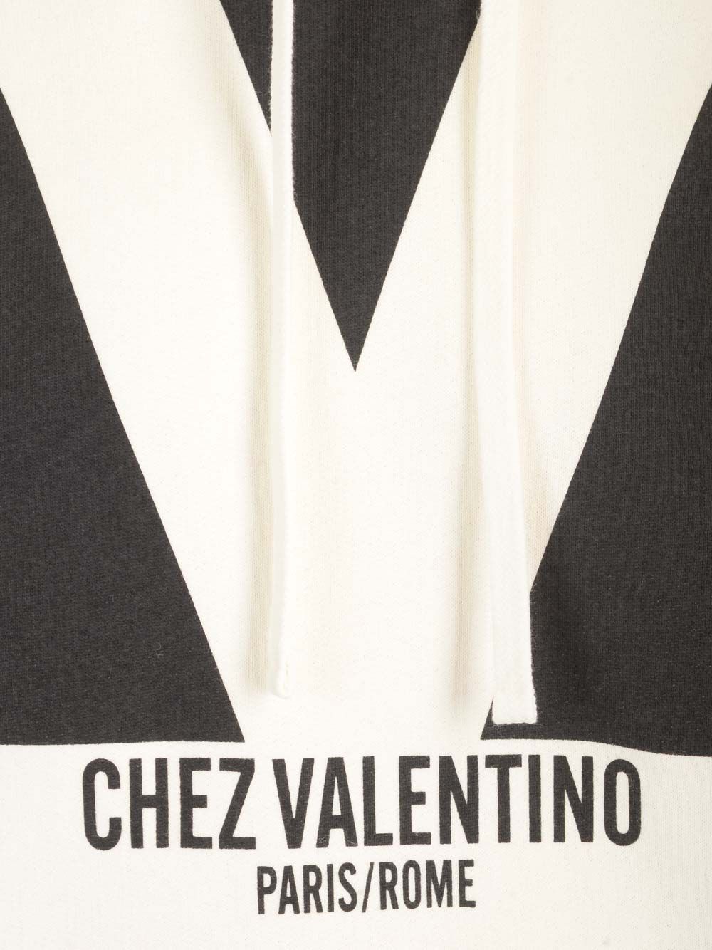 Valentino Garavani Chez Valentino Hoodie Sweatshirts - White | 29a6967bac07828f2031dea88535b3e98d929823