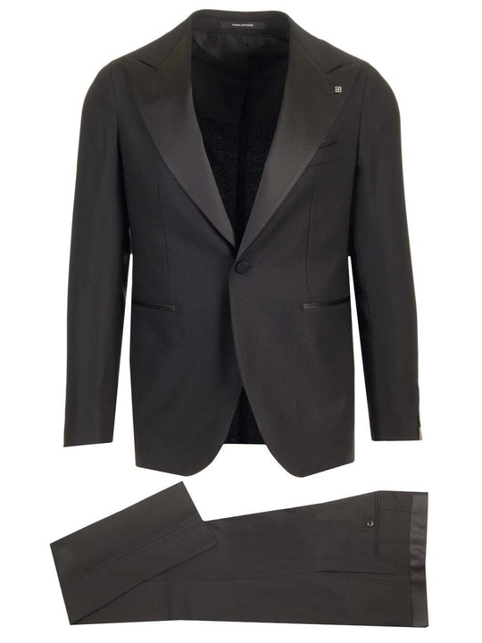 Tuxedo With Peak Lapels Jackets Black