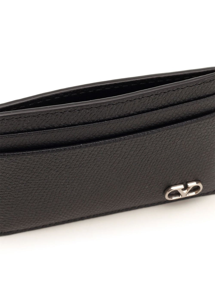 Valentino Garavani Vlogo Signature Card Holder Small leather goods - Black | cc3082bbfef4a9e58e149d0145009d1d78ca92da