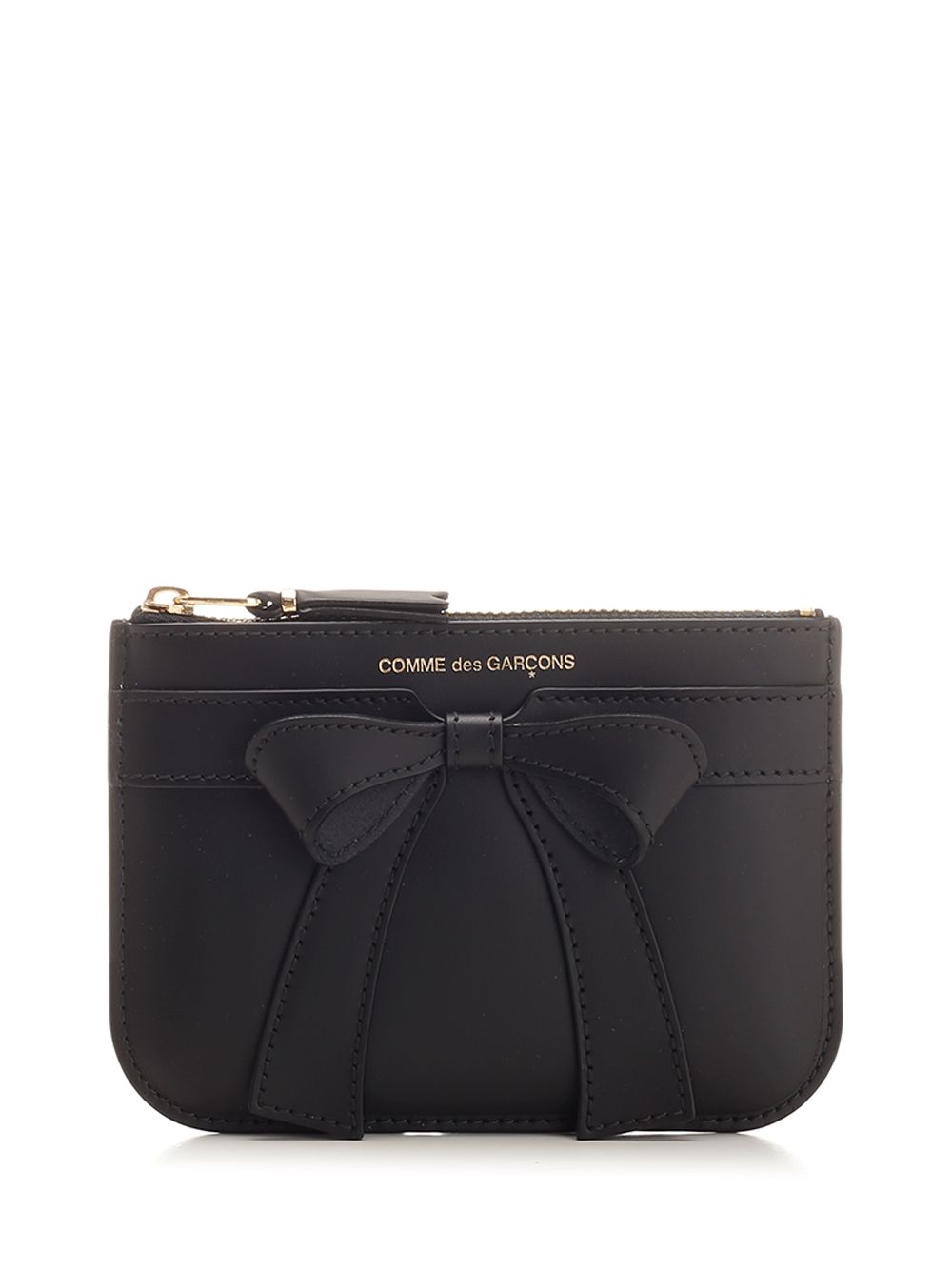 Comme Des Garcons Wallet Big Bow Small leather goods - Black | 2851ef5cd80423e9c7cc3d52a11ed45efc6f0205