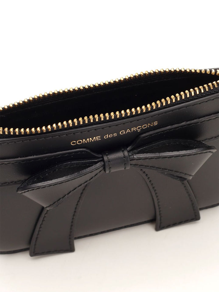 Comme Des Garcons Wallet Big Bow Small leather goods - Black | 0045b35952466f6eee57241719df30eca6c9c813