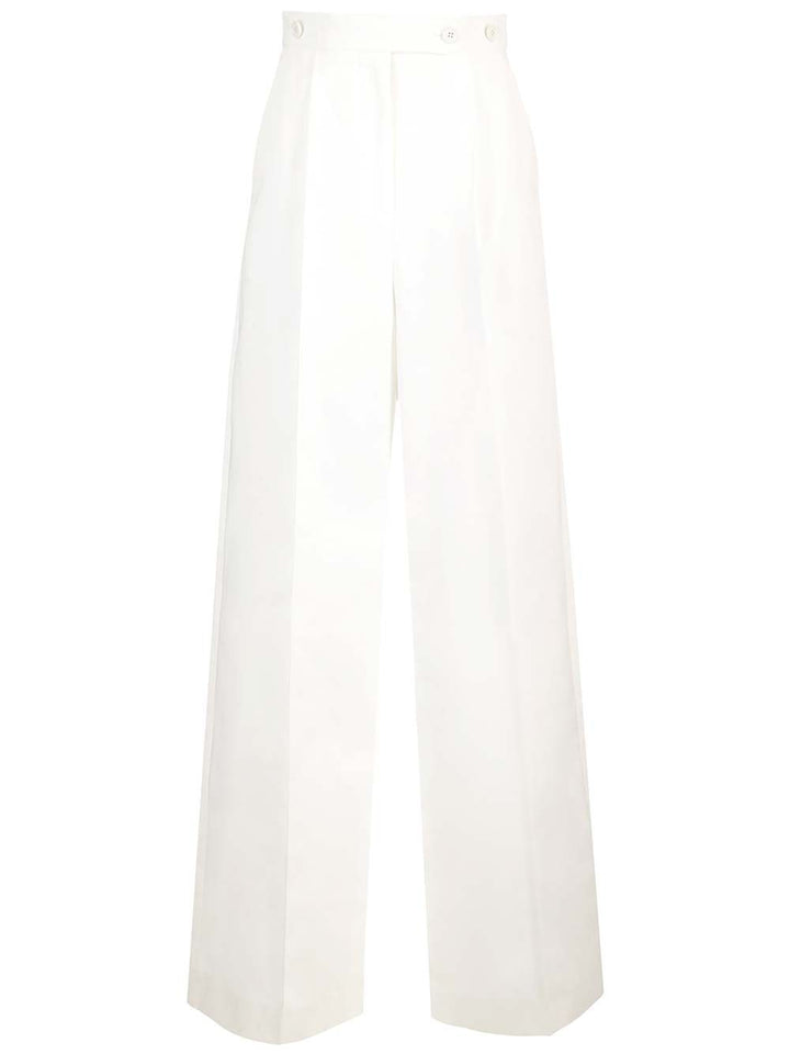 Givenchy Pleated Trousers - White | 6053858c95c0116e10c8c14202385170b7a28e41