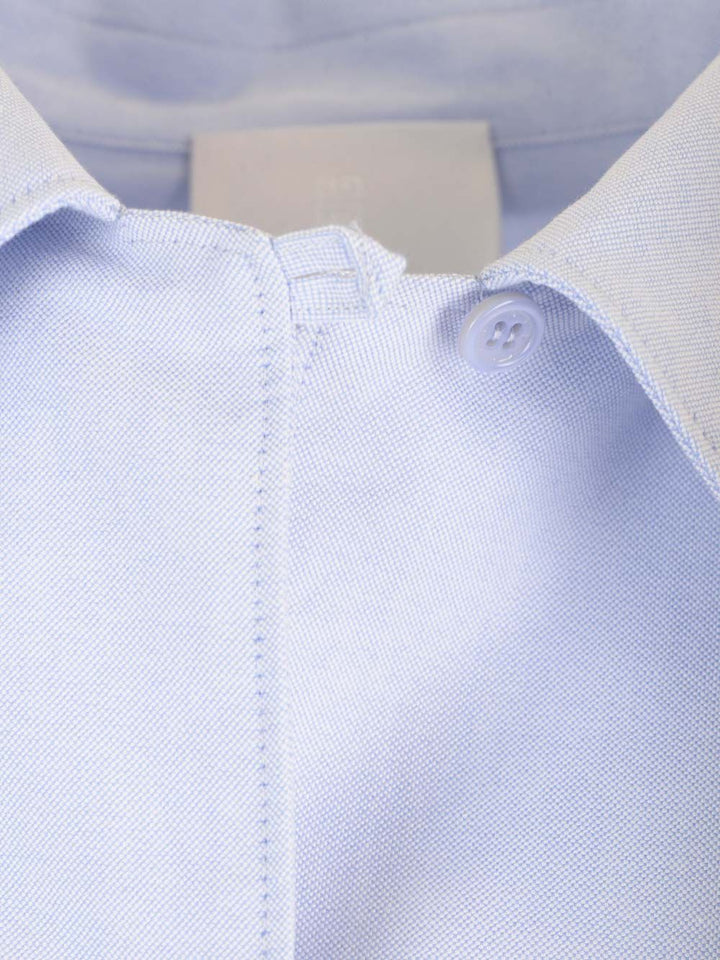 Givenchy Short Poplin Shirt Shirts - Light blue | ba877301390f9530794aa0808ef339c13709e822