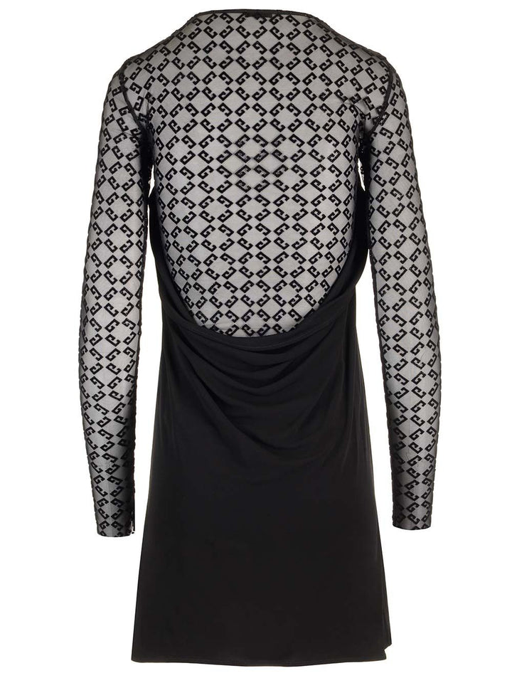 Givenchy Jersey And Tulle Mini Dress Dresses - Black | 1bffc915fa896d203e4f9a3b8e3ebb4709379341