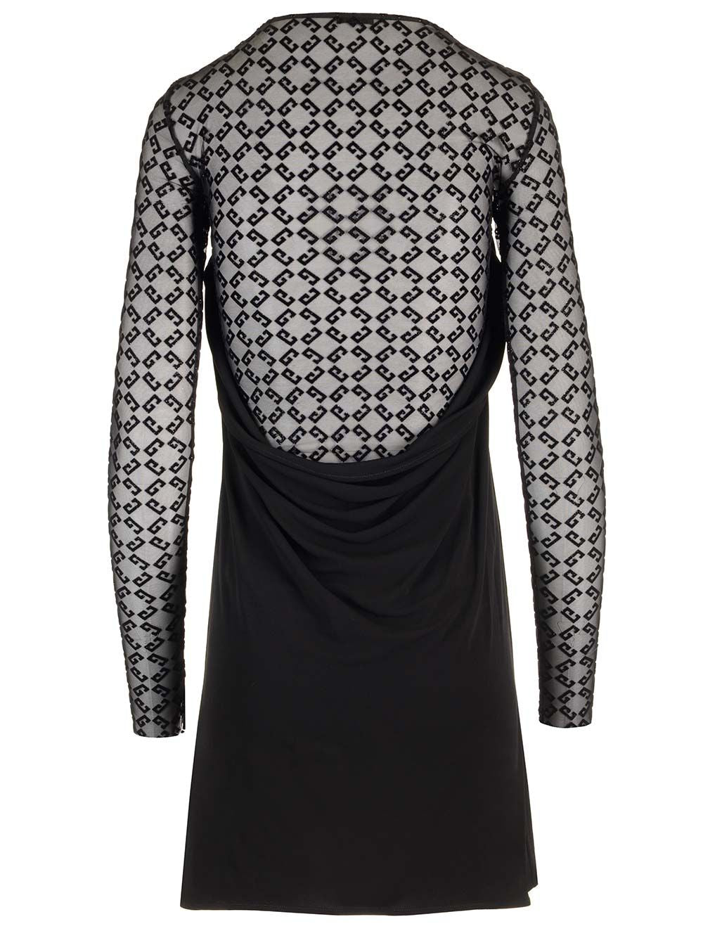 Givenchy Jersey And Tulle Mini Dress Dresses - Black | 1bffc915fa896d203e4f9a3b8e3ebb4709379341