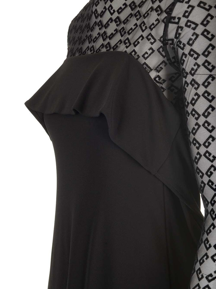 Givenchy Jersey And Tulle Mini Dress Dresses - Black | d2685c1fc31e965210889d6f4b1b6ddf6f21b06a