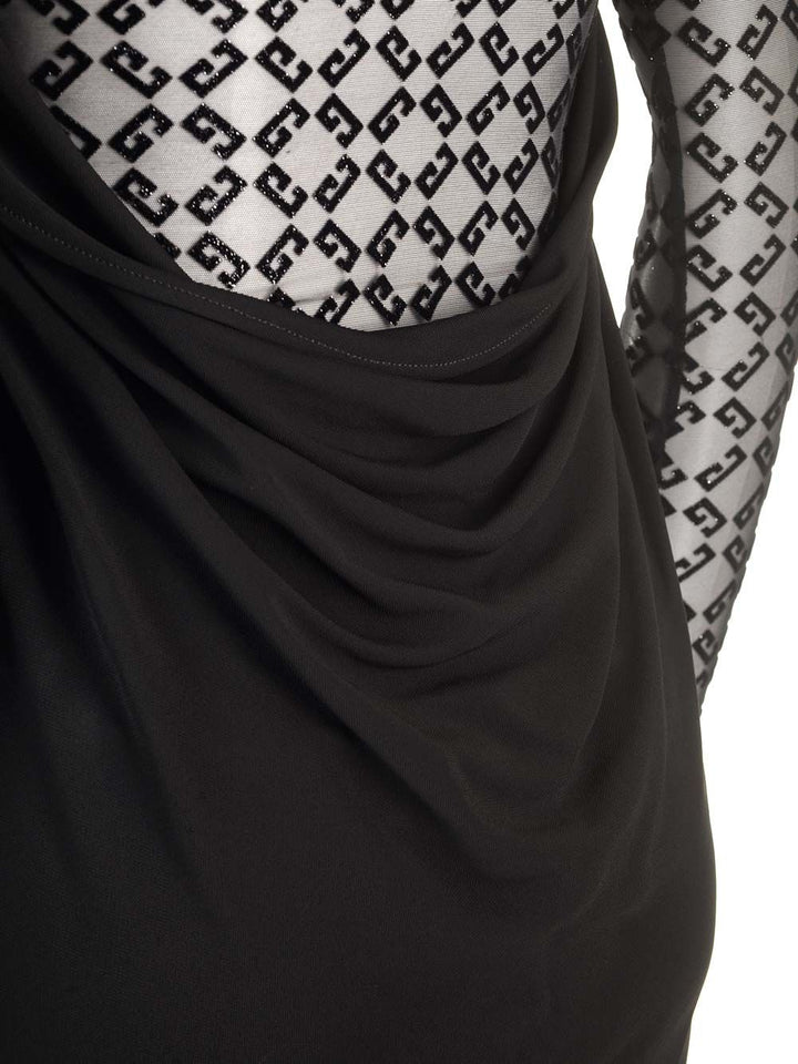Givenchy Jersey And Tulle Mini Dress Dresses - Black | ca2f6f4528df8e91aa48f2844f5ac4079fc3f056