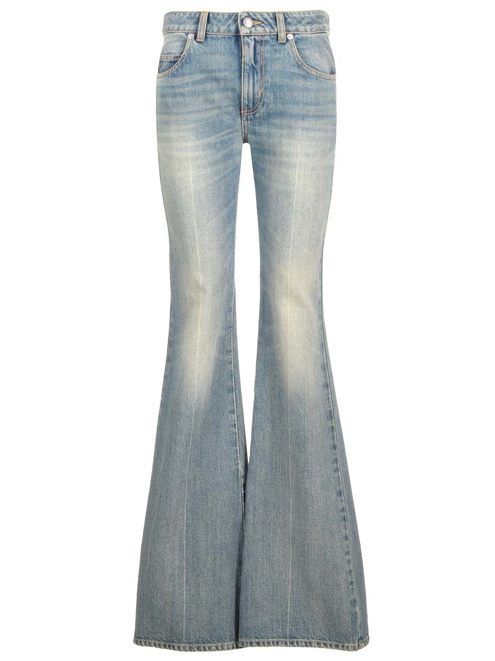 Mcqueen Flared Leg Jeans - Light blue | b1c3a409121597cef2067cd30e0068e0885c6928