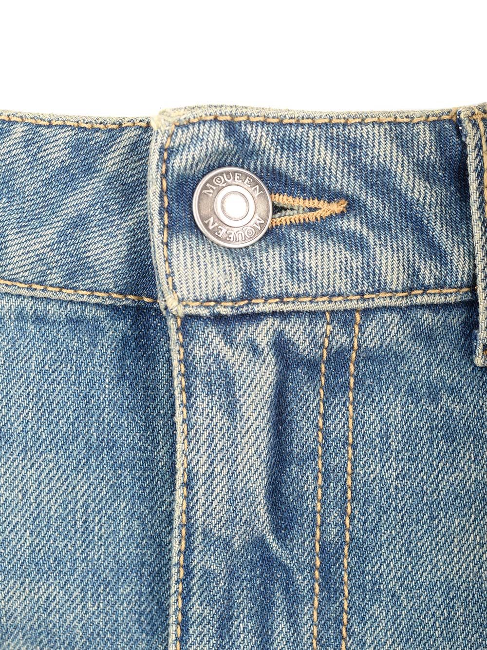 Mcqueen Flared Leg Jeans - Light blue | 78ce551664e3d451e6eda1bad6800c975051e153