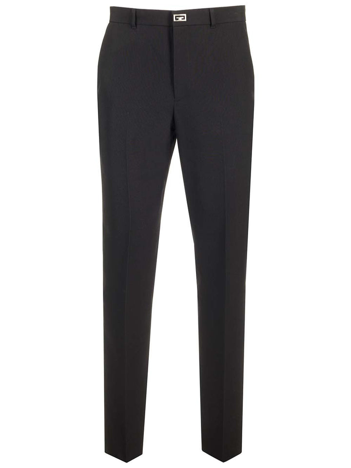 Givenchy Slim-Fit Tailored Trousers - Black | 016a09a9f9fa3dacea45d2881ba79cd76f19477a