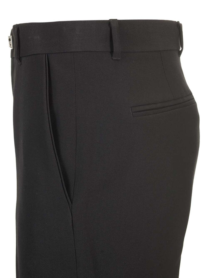 Givenchy Slim-Fit Tailored Trousers - Black | 92e1a3ccd42b4f25975879632895aa3c2c3edb7e