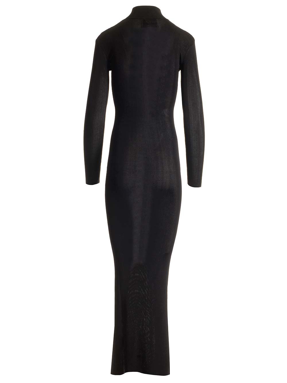 Self Portrait Residency Knitted Maxi Dress Dresses - Black | dadb11d3d073325f0d4a5cf44f27a31b43fbce14