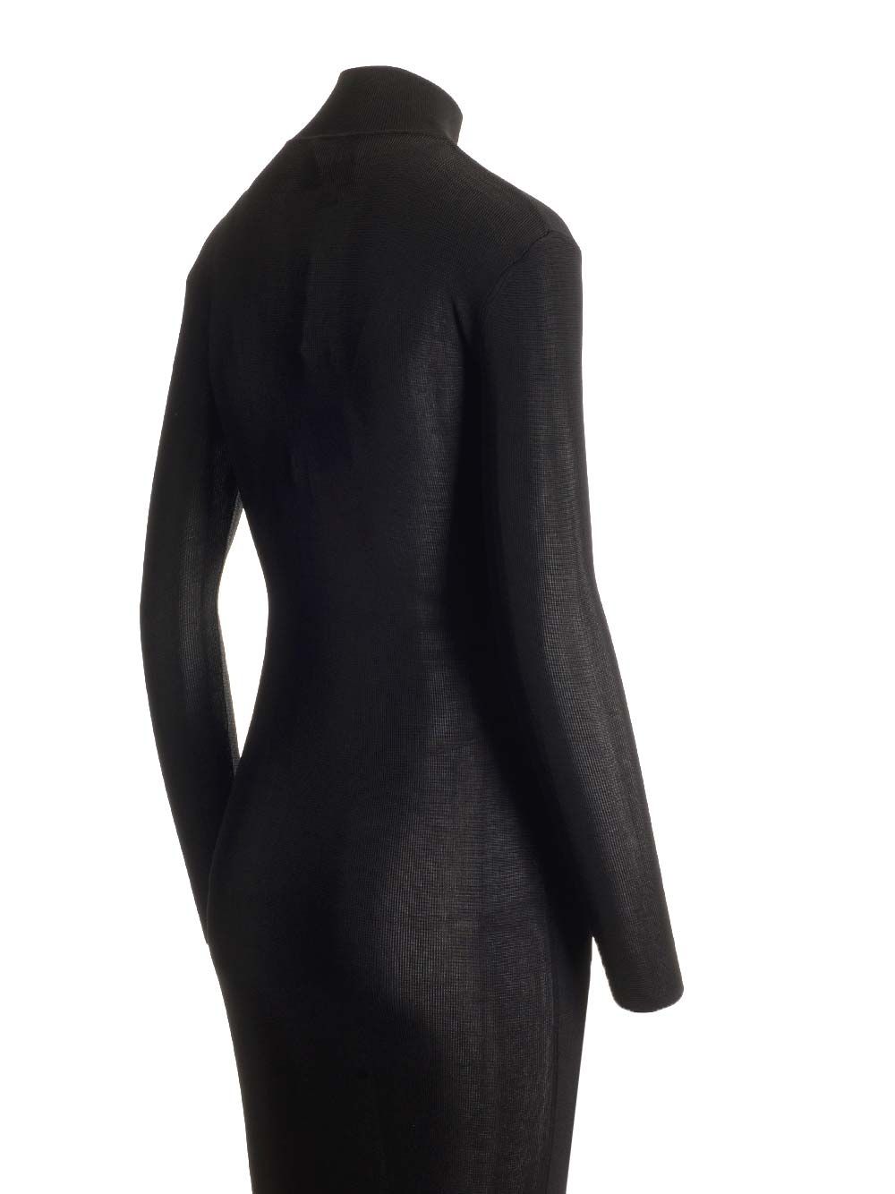 Self Portrait Residency Knitted Maxi Dress Dresses - Black | de8985cebd980c1dd9d84734df78db04488bac17