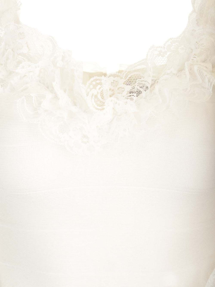 Self Portrait Residency Fitted Mini Dress Dresses - White | 7184244e7d850e20f3967d82b0857b4d7e27f24f