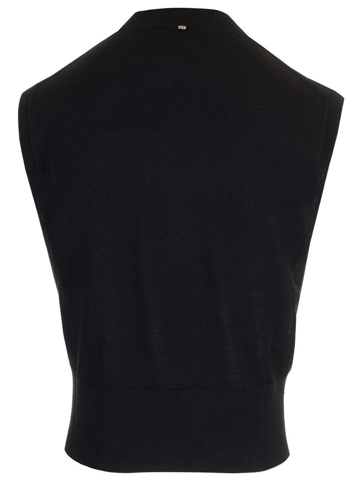 Sportmax Knit Top Knitwear - Black | 9b7811b2c2034acb60614cfb3e5593367152bb07