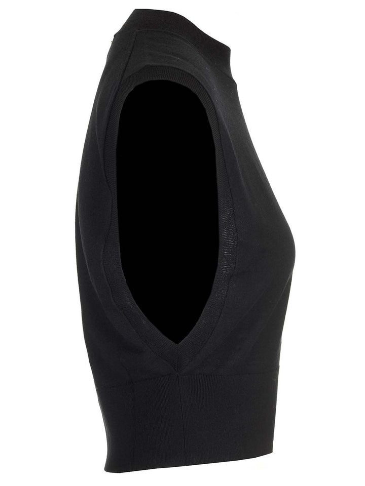Sportmax Knit Top Knitwear - Black | e657bab70e8404f97475d897596a4f2e99b75a83