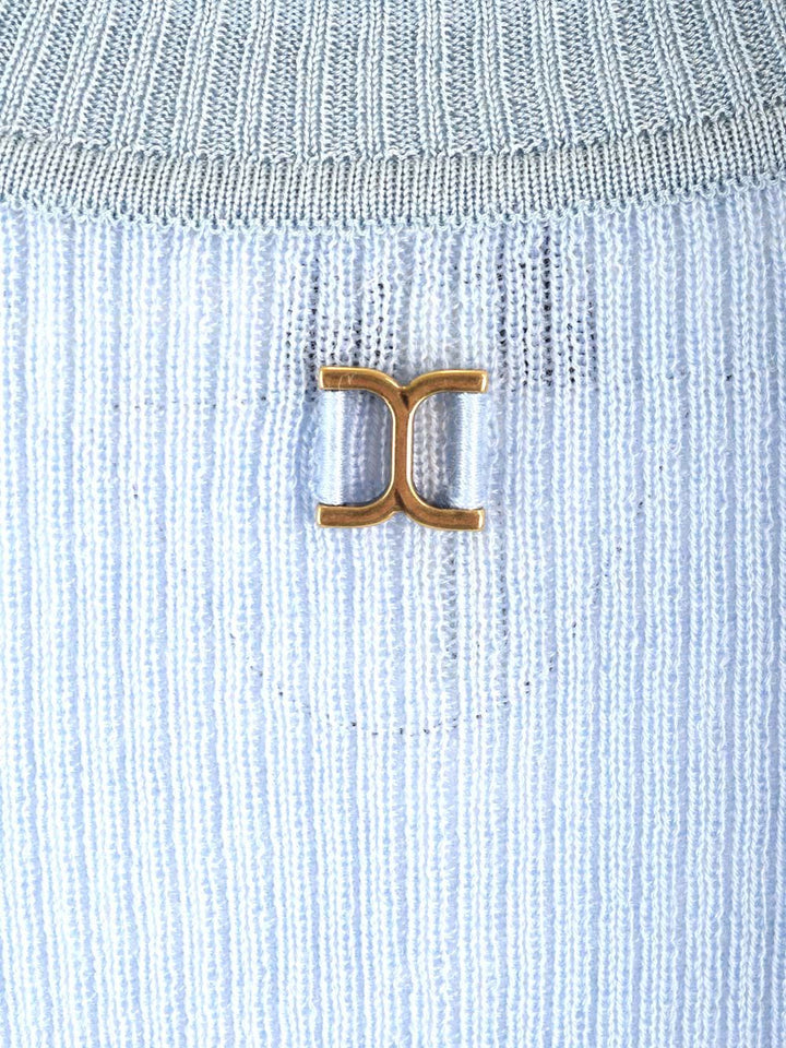 Chloe' Ribbed Wool Tank Top Tops - Light blue | faa7f57093f50295838bc6f920b654f72cd3065d
