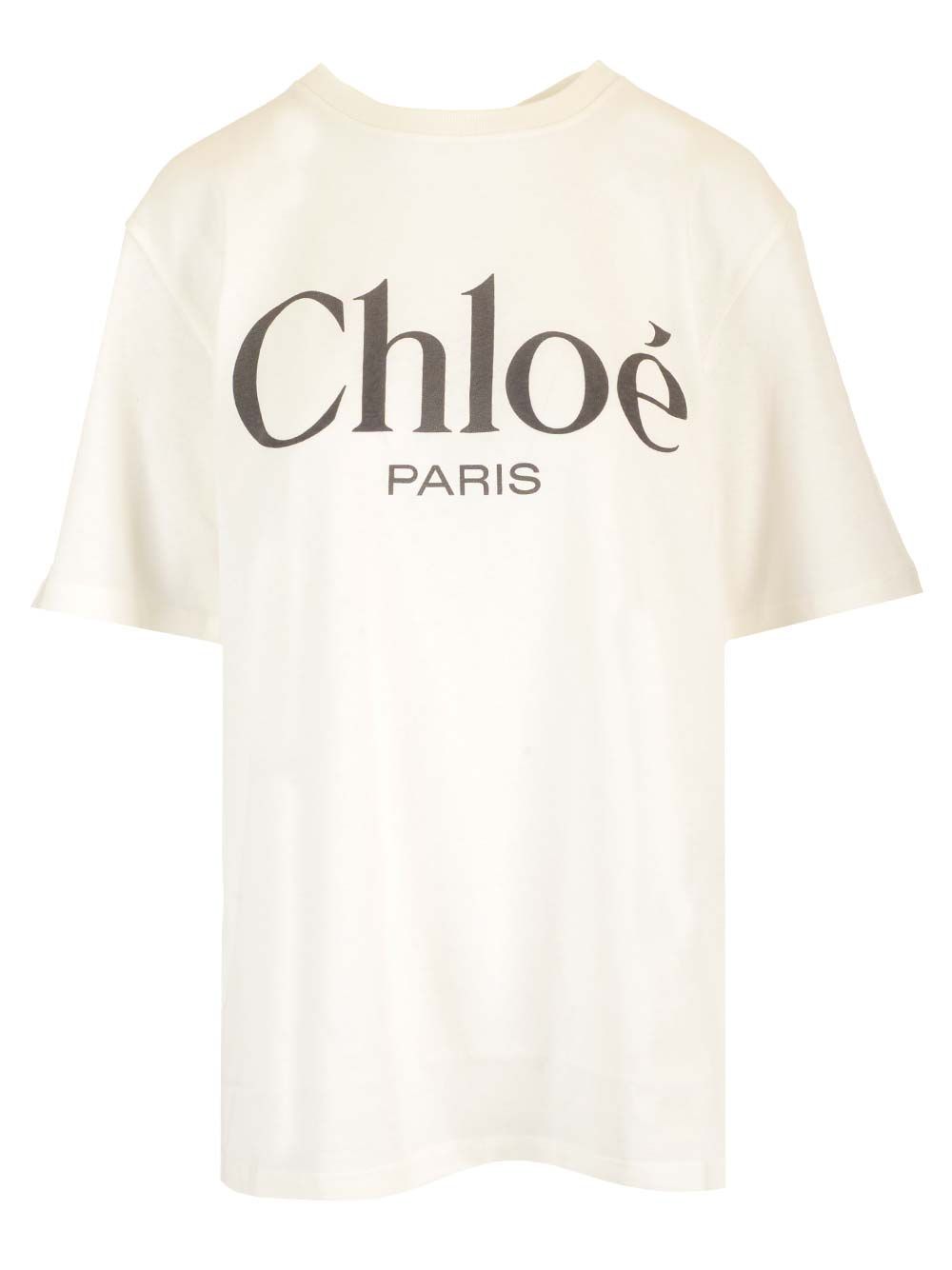 Chloe' Oversized T-Shirt - White | bd9ee96199e86d3d3f7be1b95584dd41b6a7f9e1