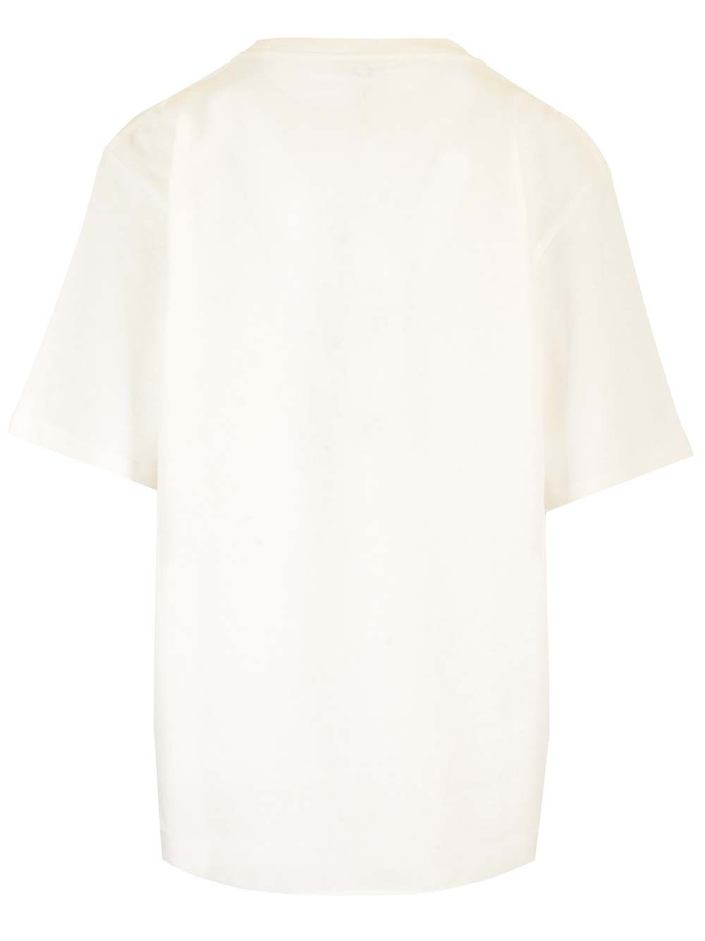 Chloe' Oversized T-Shirt - White | dd6a93f4f831914daa6800c8d13fab26615f1ec9
