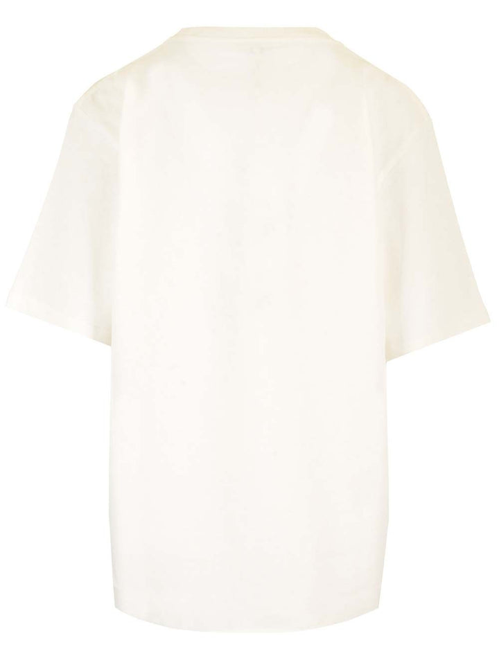 Chloe' Oversized T-Shirt - White | dd6a93f4f831914daa6800c8d13fab26615f1ec9