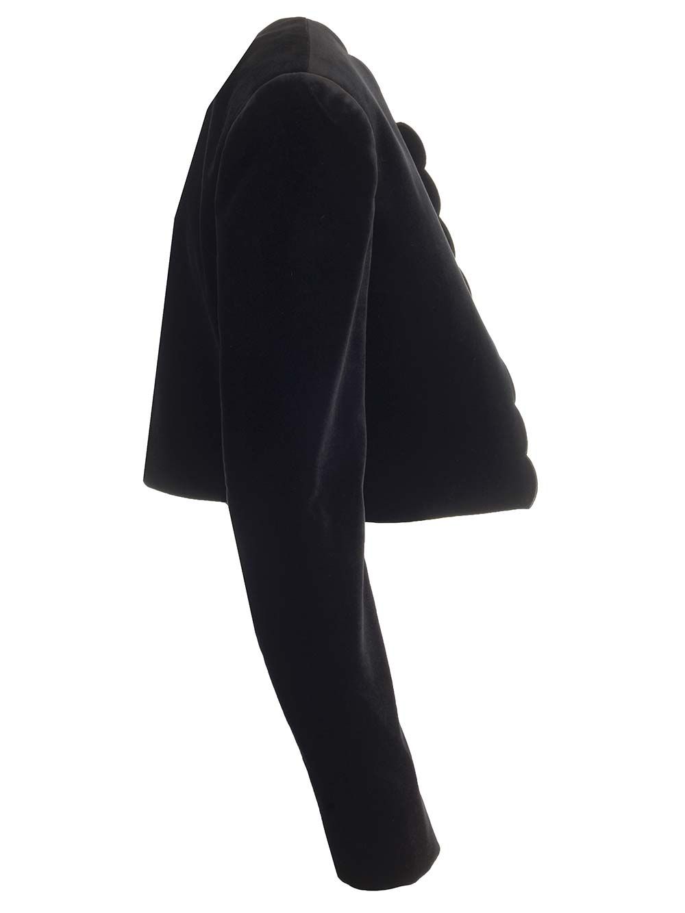 Chloe' Velvet Bolero Jacket Jackets - Black | 38dfc8d065c1b76eebf80d18d74be8d780766993
