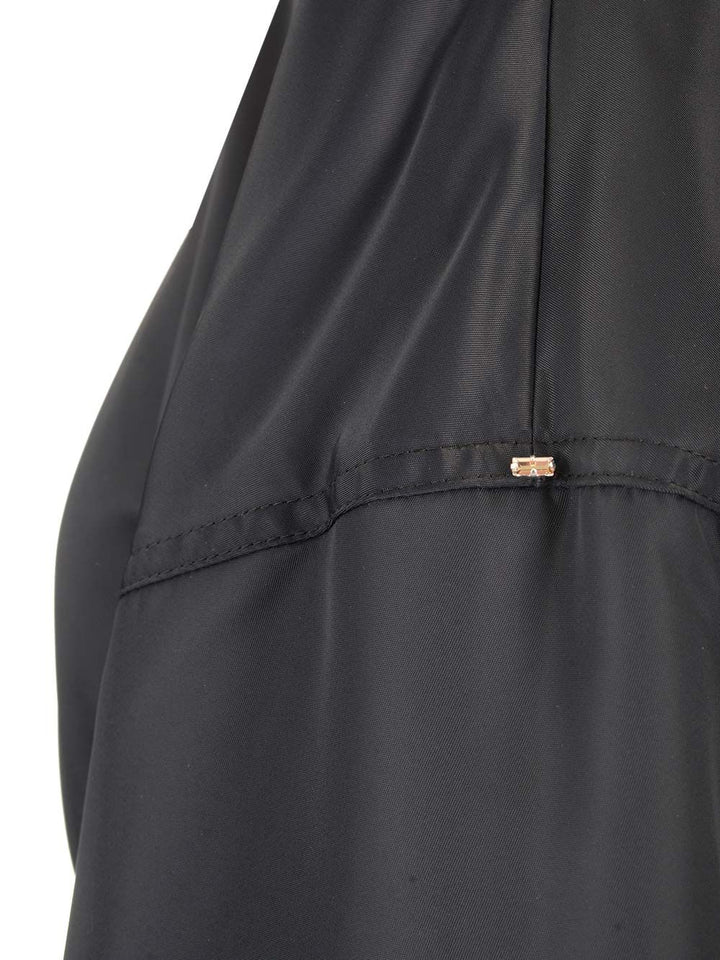 Sportmax Zebu Hourglass Pufer Jacker Eco Leather Belt Coats - Black | ede0bc31a763c968731f681f5dc30bf8003b0199