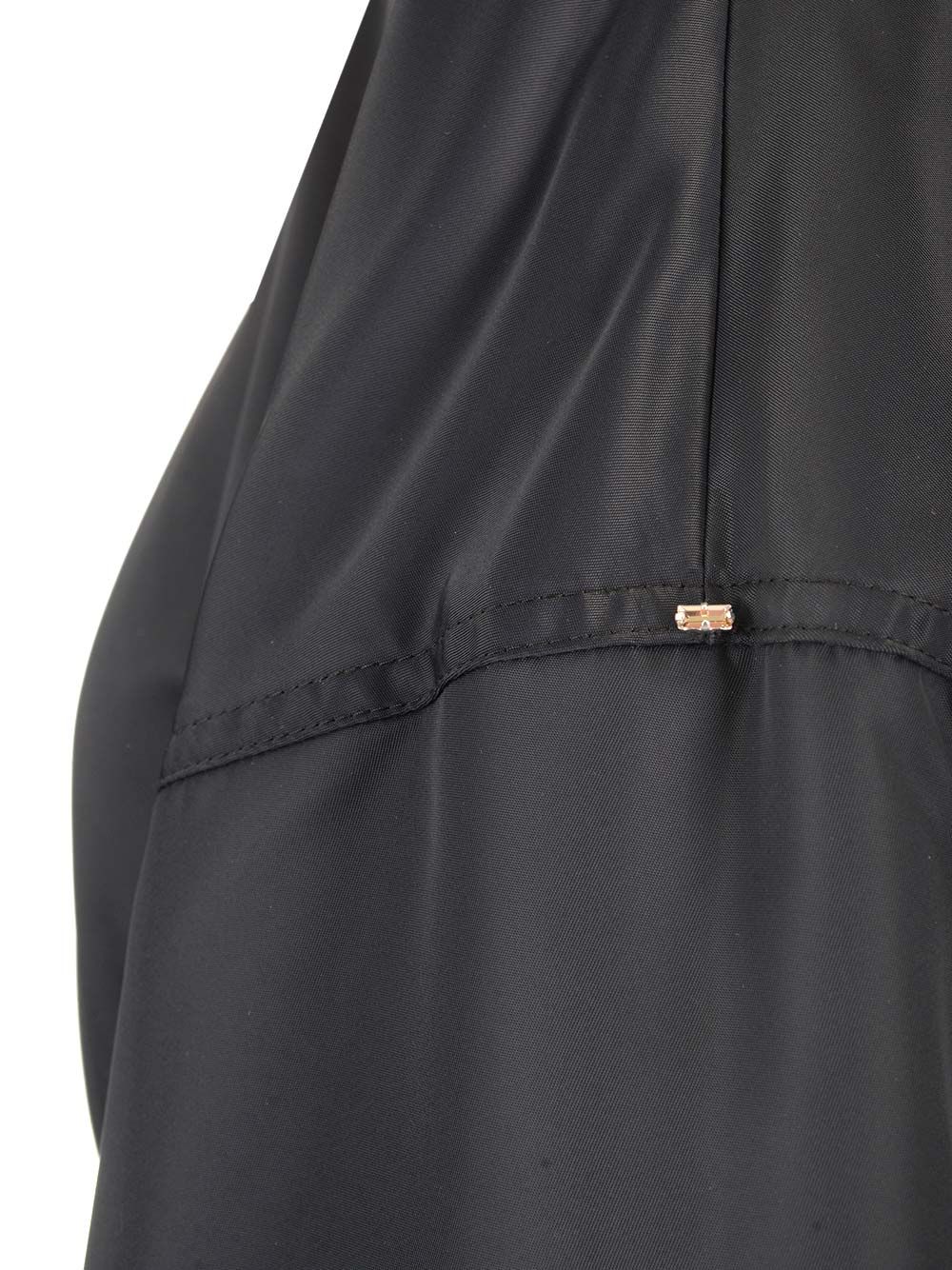 Sportmax Zebu Hourglass Pufer Jacker Eco Leather Belt Coats - Black | ede0bc31a763c968731f681f5dc30bf8003b0199
