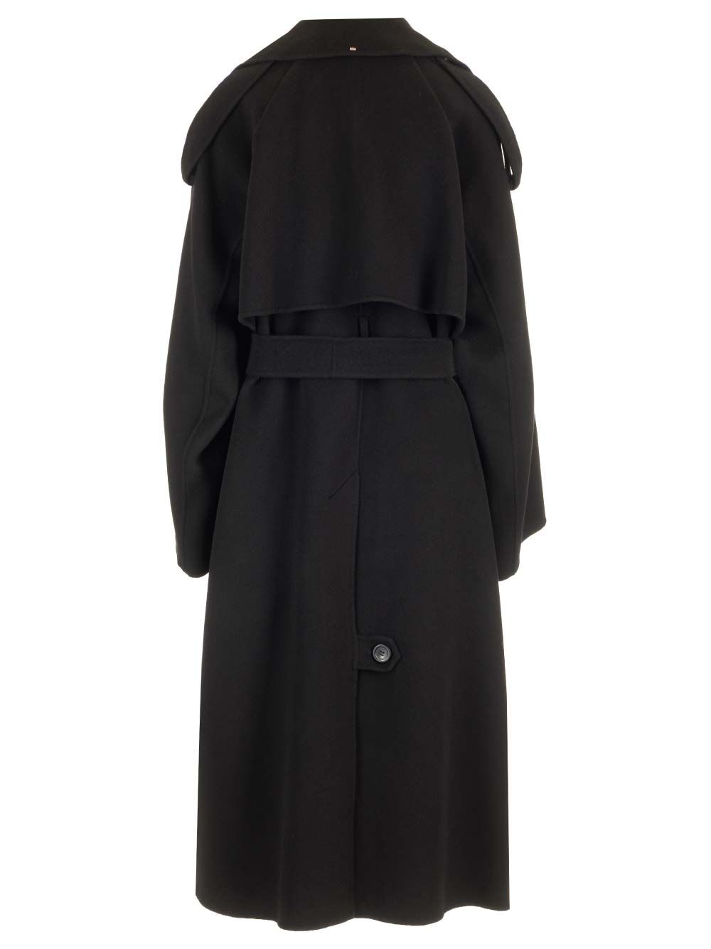Sportmax Fiore Coats - Black | 1b25235398f7dbe9aee3ff132c02470017d30e33