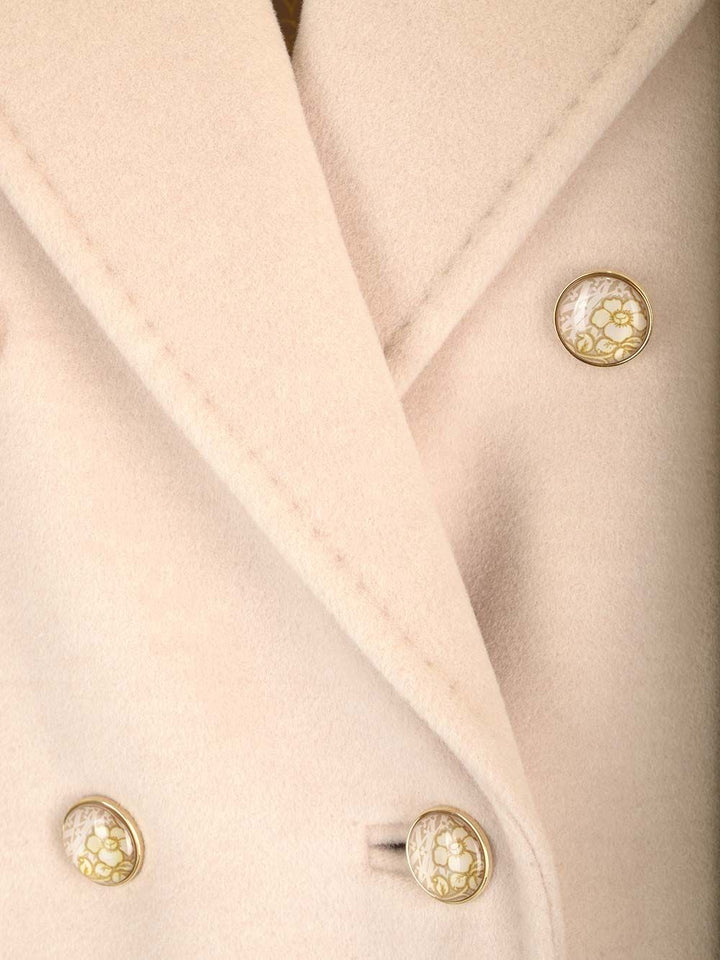 Max Mara Limited Edition Double Breasted Coat Coats - Beige | 9d71051f2c863c8fb6acf2dcf1ca92383f3276a3