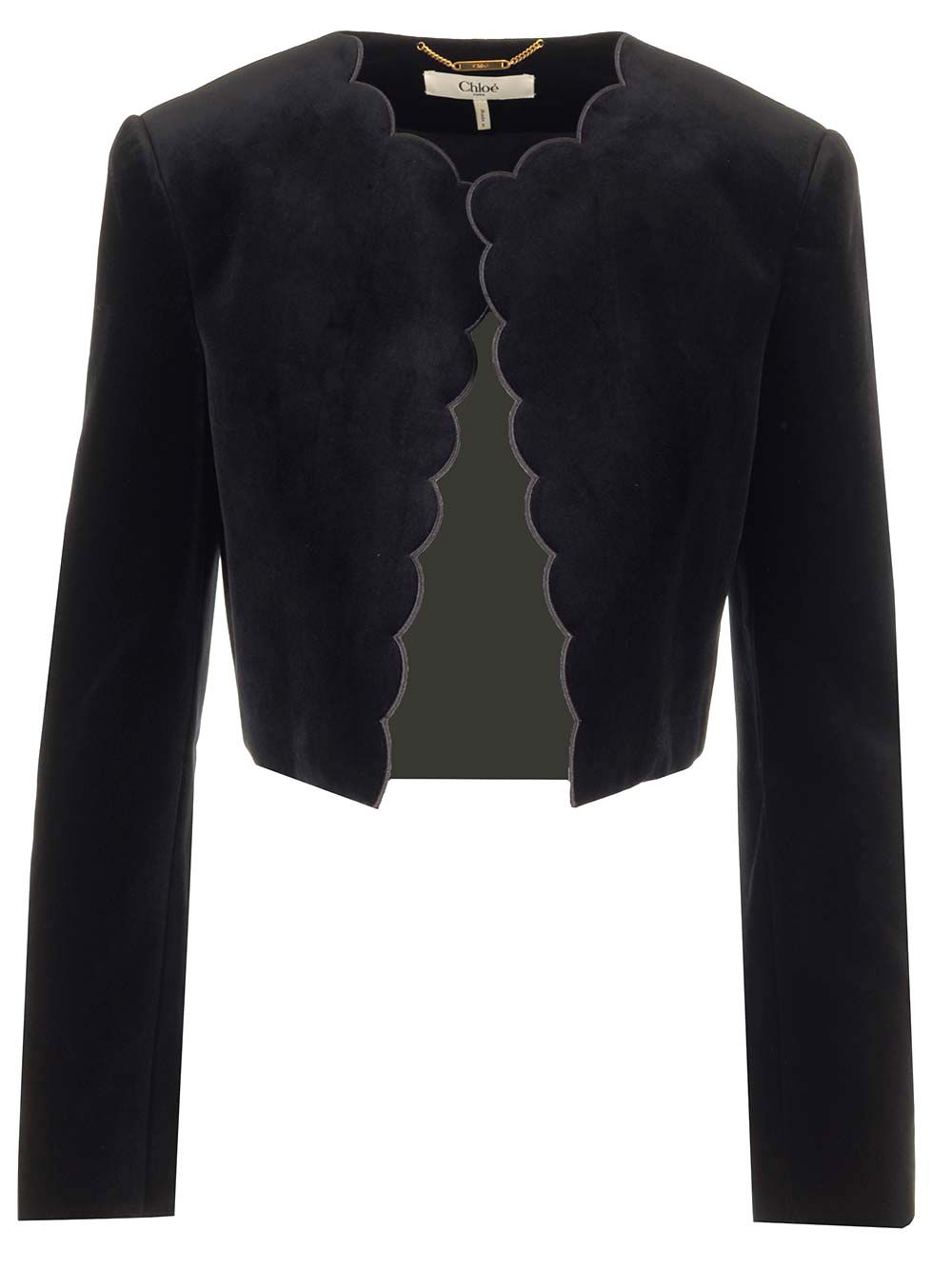 Chloe' Velvet Bolero Jacket Jackets - Black | 8883cffa033bbad4925c7b5fb2f08f6b952977c1