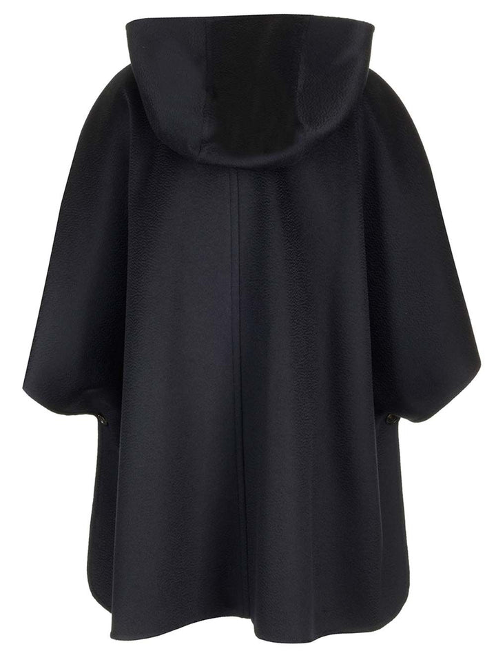 Max Mara Cashmere Cape Coats - Blue | 3fdd3dd6d369037aeb353a70add4c648202c6fe5