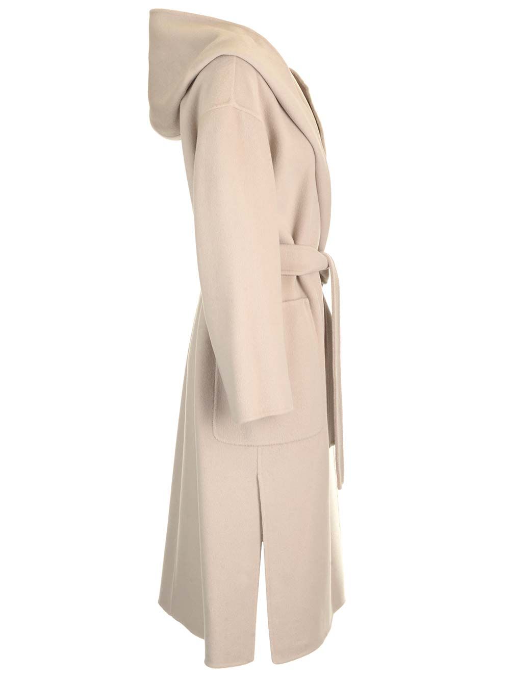 'S Max Mara Wrap-Style Coat Coats - Beige | 7f19e0d2332bcfd76a41b0410c3f1b863c5bc603