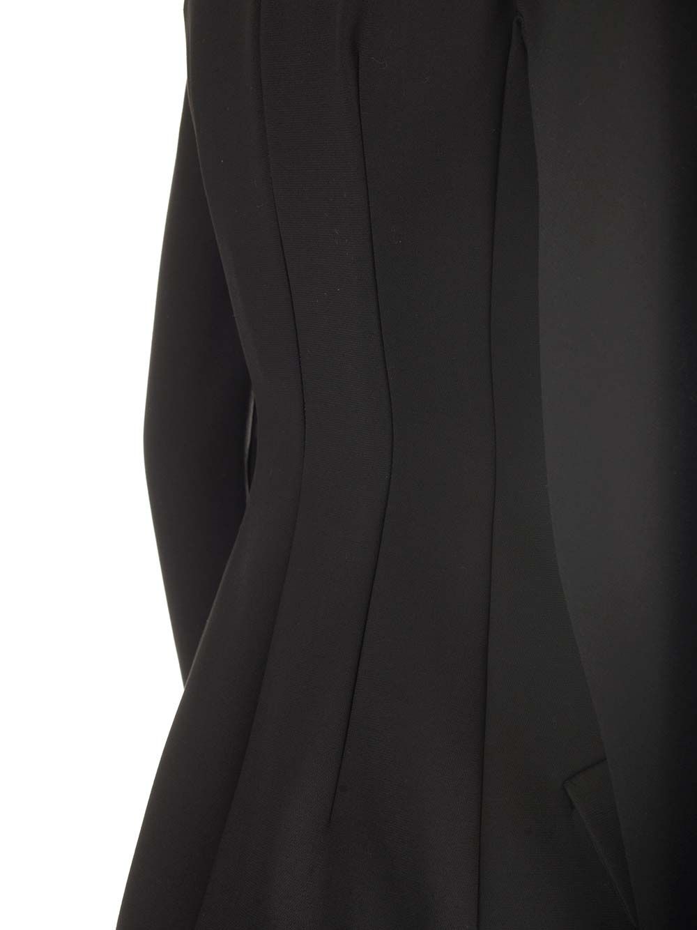 Sportmax Stretch Wool Gabardine Mini Dress Dresses - Black | 163cc63cd508a045dbaecfc1ce1c1204f9578836
