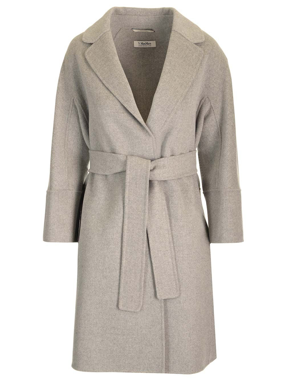 'S Max Mara Arona Coats - Grey | 00f403443765441827a88aa040d6319852a82c29