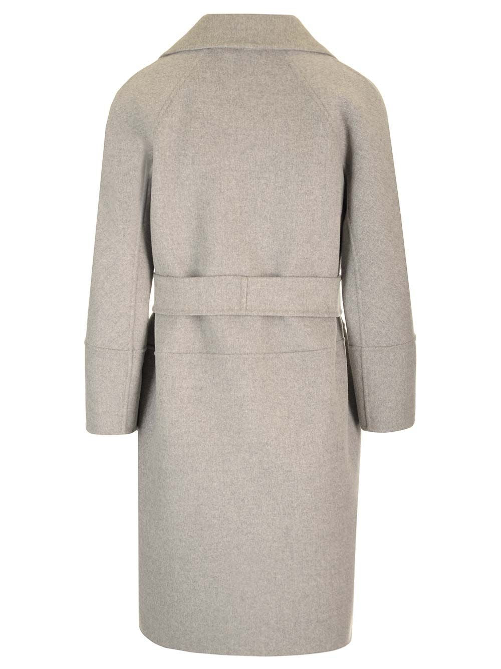 'S Max Mara Arona Coats - Grey | cfd3148e02ff477a9e9e9c8a8c125a96897a11a4