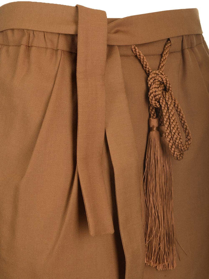 Max Mara Tabarin Trousers - Brown | ff4f22a76ad6f95bbb2ec873bd26029c7864cb3b