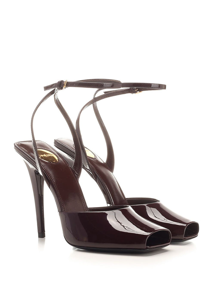 Saint Laurent Le Scandale Pumps - Bordeaux | d875bde02d7c06bf1a8aeb4ee11f9e3115b3e776