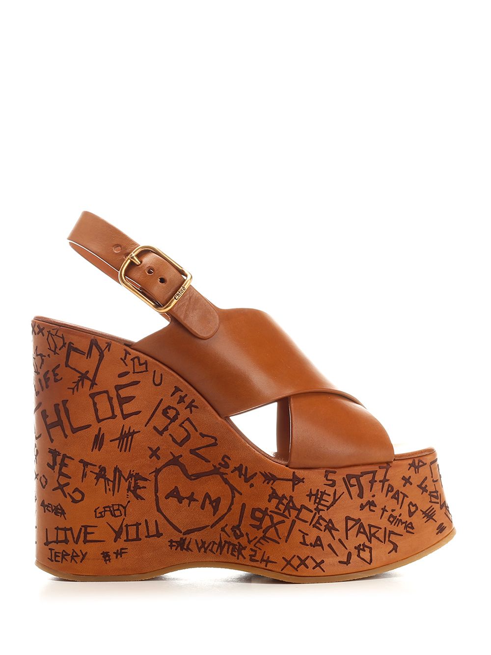 Chloe' Maxime Sandals - Brown | b26f8fffe65222292e0508ed9e5b5a0eae888905