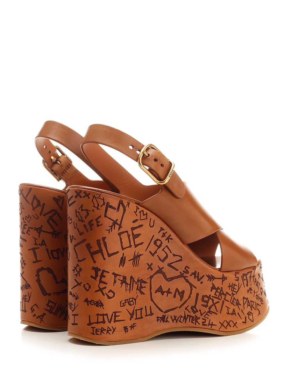 Chloe' Maxime Sandals - Brown | 5db678c02fdea6f0b9117caa4c7939d1c5e8bba9