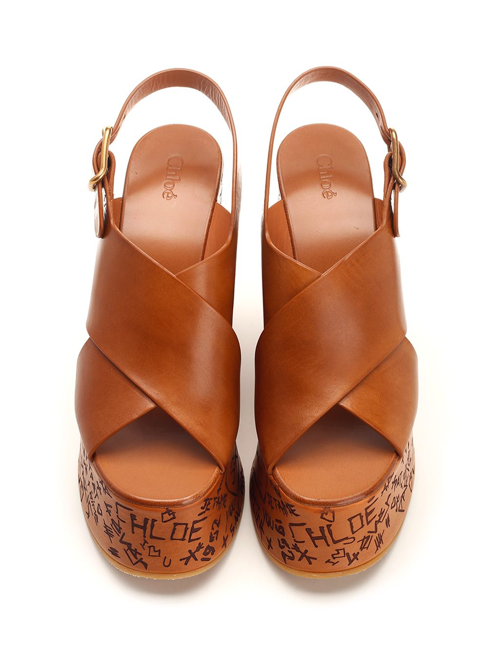 Chloe' Maxime Sandals - Brown | b13ab1d546796945ae8cf86b86632255b98f68e9