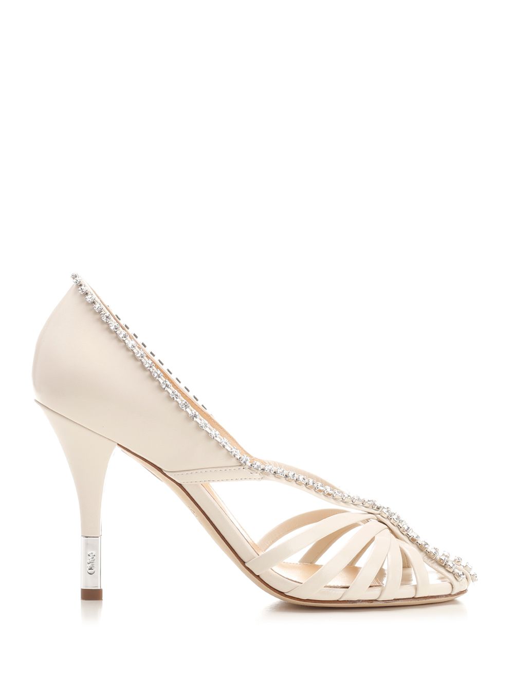 Chloe' Leonie Sandals - White | c8e21eca146ec36d0d0916ecbe0844125f52a5fb