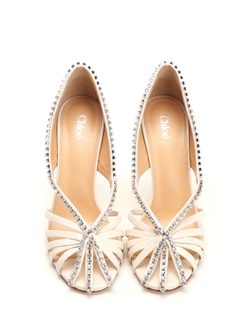 Chloe' Leonie Sandals - White | 53d0d60f1c4e489e64bc0fe18a5cd4785d2c9590
