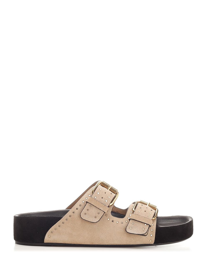 Isabel Marant Lennyo Sandals - Beige | 85b3540695088ee191ea6b9c5317af9d82f03943