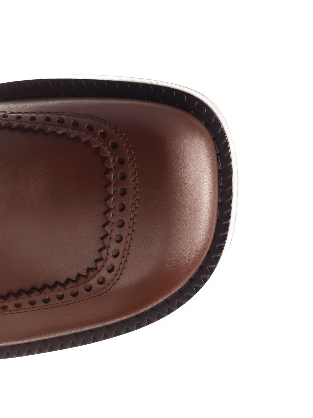 Mcqueen Chelsea Brogue Boots - Brown | ee6308e6cf543ccb9e72d7e63b1463bcb25aae72