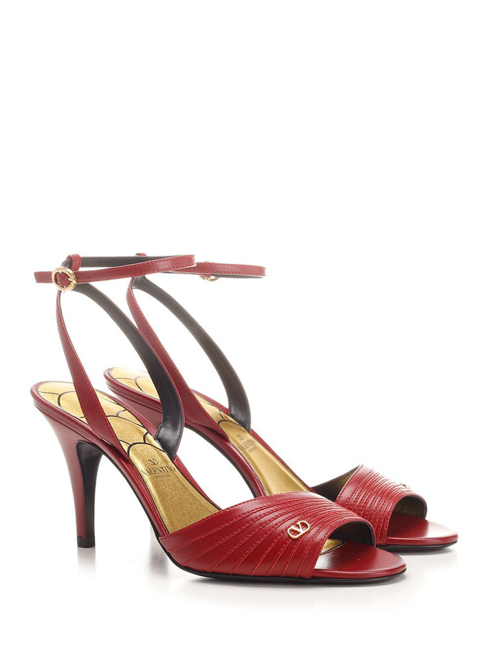 Valentino Garavani Lady Crush Sandals - Red | bd37cba78026cd556ac89b7a21819b47918fd8d5