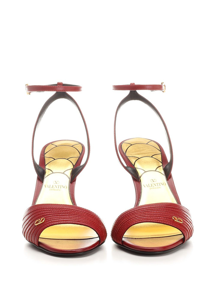 Valentino Garavani Lady Crush Sandals - Red | 8bb5dedead4d3a1c90f719a8ee6996adb0705109