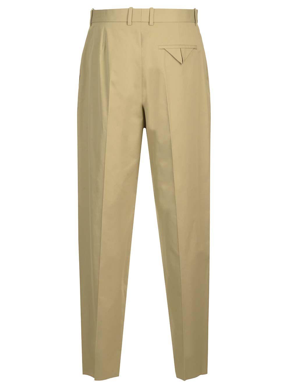 Bottega Veneta Lightweight Cotton Twill Trousers - Beige | 00c6398675557417c12ecb0d6f6d7e0dbb770a87