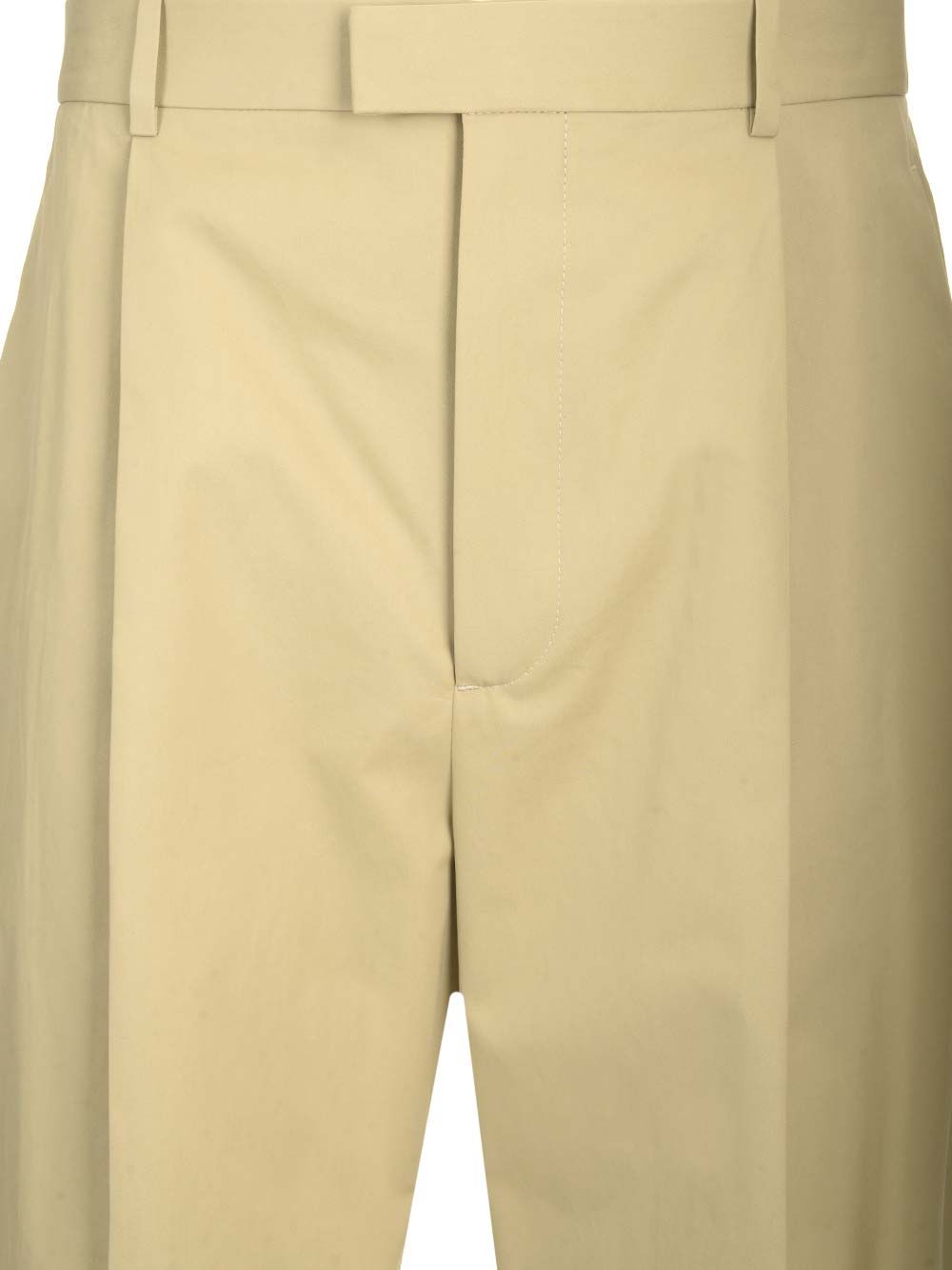 Bottega Veneta Lightweight Cotton Twill Trousers - Beige | 22690c6e2d89b9a957167b0dd3f43412e081bf2d
